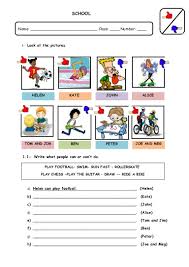 Can, can't, could, couldn't, must, mustn't. Modal Auxiliary Verb Can Worksheet