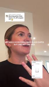 Michaels Icon Christmas Glass Dupes Buy One Get One Free