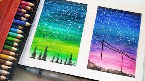 See more ideas about landscape drawings, landscape pencil drawings, pencil drawings. Easy Painting Ideas With Watercolor Pencils Youtube