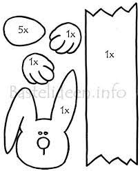 Vorlage hase zum ausdrucken als pdf. Osterbasteln Bastelvorlage Turschild Mit Osterhase