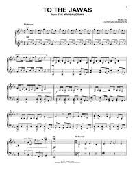 Star wars theme sheet music. To The Jawas From Star Wars The Mandalorian Sheet Music Pdf Download Sheetmusicdbs Com