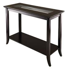 Kim handcrafted boho mango wood and iron coffee table olee sleep cocktail wood & metal legs coffee table winsome wood concord round coffee table Winsome Wood Genoa Rectanuglar Coffee Table With Glass Top And Shelf 92437 For Sale Online Ebay