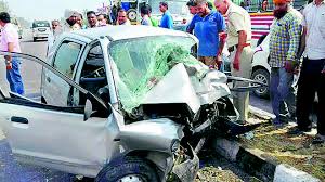 The mother was said to have dropped her two other children off before the crash. Three Of Family Killed In Kurukshetra Car Crash