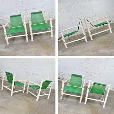 Find new outdoor lounge chairs for your home at joss & main. Mid 20th Century Landes Pvc Outdoor Idyllwild Lounge Chairs With Green Mesh Upholstery By Jerry Johnson A Pair Chairish