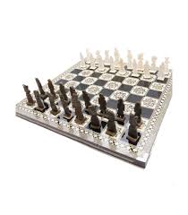 Should we refrain from accepting the view on the permissibility of chess? Arabic Style Chess Inlaid And Carved Bone 40x40cm