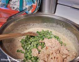 Crank up the heat to medium high, add half of the spinach and cook until just starting to wilt, about 30 seconds. Easy Tuna Casserole Recipe