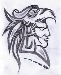 Apart from their unique overall look, aztec icons are also often from the tribe's traditions, values, rituals and gods, which will make the icon even more 1.2 aztec warrior tattoo. Pin By Jerry Tagle On Restaurant Makeover Aztec Drawing Mayan Art Aztec Warrior Tattoo