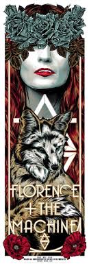 Florence And The Machine Concert Poster Ken Taylor