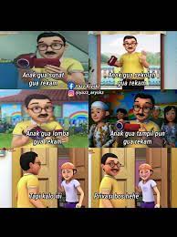 Kadang kadang nyenengin, tapi enggak jarang ngeselin. Pin Oleh Su Rahman Di Upin Ipin Meme Lucu Gambar Lucu Lucu