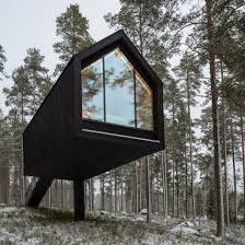 Finland ranks first in international sustainable development comparison. Studio Puisto Balances Niliaitta Cabin On Slender Column In Finnish Forest