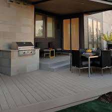 Since that time trex has diligently worked to revise, expand, and perfect their line of composite decking products. Trex Select 12 Ft Pebble Grey Grooved Composite Deck Board Lowes Com Composite Decking Trex Select Composite Decking Boards