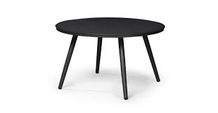 Top or base can be swapped out for a whole new look. Dark Charcoal Metal 28 Round Side Table Halden Article