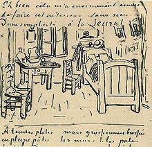 Vincent van gogh, la chambre, 1888, chicago art institute. Bedroom In Arles Wikipedia