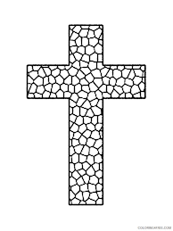 The language of flowers stained glass coloring book dover publications. Cross Coloring Pages Stained Glass Coloring4free Coloring4free Com