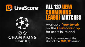 Print and fill out your winners ahead of the draw. Livescore To Stream Every Uefa Champions League Fixture Free To Air In Ireland