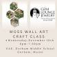 Moss Wall Art Craft Workshop event image