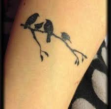 Birds On A Wire Tattoo Designs 68 Ideas For Bird On A Wire Tattoo Branches Tattoo Bird With Images Neck Tattoo Small Bird Tattoos