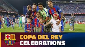 Final training session before the copa del rey final. Copa Del Rey Final Celebrations At Vicente Calderon Youtube