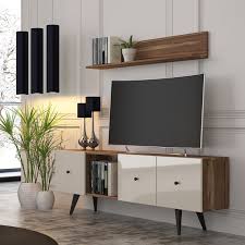 Bu gün şık bir tv ünitesi evde kolayca nasıl yapılır ve nasıl ucuza mal edilir, işte bunun videosunu paylaştım. Coolhome Tarz Tv Unitesi Ceviz Aytasi 160 Cm
