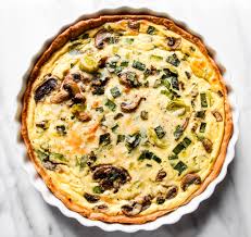 Leek Mushroom And Gruyere Quiche Suzanne Spiegoski Quiche Recipes Food Recipes
