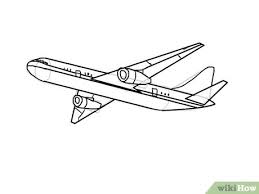 Draw the vertical section of the tail. 4 Ways To Draw A Plane Wikihow
