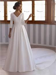 Ball Gown With Long Sleeves Casing Ruffles Sweep Brush Church Wedding Dress Ball Brush Casing Ch Church Wedding Dress Bridal Dresses Wedding Dress Backs