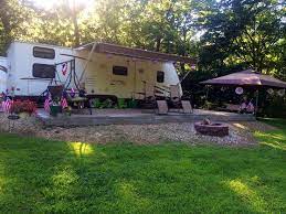 Seasonal Campsite Campsite Decorating Rv Trailers Rv Campsite