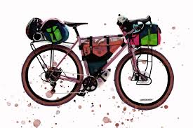 Tito tomasi ventures through indonesia on one epic journey. Rider S Lens Uyoksuryo S Bicycle Illustrations Bikepacking Com