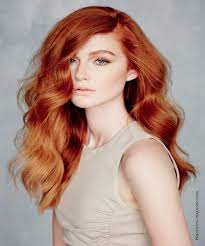 Cute Red Wavy Hairstyle Women Hair Styles Copper Hair Ombre Hair Inspiration