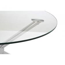 Sangiovese round coffee table, argento silver $1,750.00. Donal Round Silver Coffee Table Steel Tempered Glass Silver Clanbay