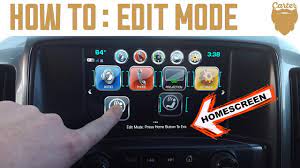 With the somfy mylink app, you can: How To Personalize The Chevy Mylink Home Screen In Edit Mode Youtube