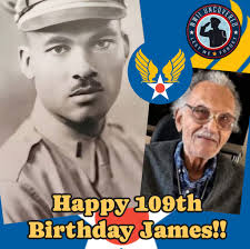 🎂 Happy 109th Birthday to Tuskegee Airman James Flowers