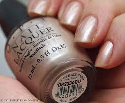 18 Opi Fiji Weejee Fawn Full To Bend Directly Above Lettering Nl S47 Black Label Nail Polish Nail Polish Colors Opi Polish