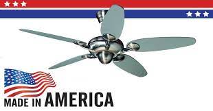 Ceiling fans with remotes give you complete control over the ceiling fan blades and lights from afar. Best American Made Ceiling Fans Made In Usa Fans