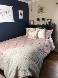 Rose Gold Navy Blue Room Rose Gold Bedroom Navy Blue Rooms Room Decor Bedroom Rose Gold