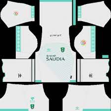 هل انت جاهز لتجربة دريم ليج 2022 مهكرة من ميديا فاير لانشاء فريق احلامك مع الكثير من الاضافات الجديدة. Al Ahli Saudi Fc Kit 2019 Dream League Soccer Kits Logo