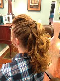 The long hairstyle has great layers cut round the sides and back and it is great for people with fine to long hair looking for a hairstyle to enhance a long face structure. We Love This Edgy Updo By Stephanie Vita Hair For Life Facebook