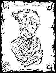 Lemony snicket color by hgm. Count Olaf Portrait By Zombidj On Deviantart