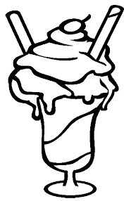 I is for ice cream do you do a letter of the week for your preschooler? Ice Cream Sundae Is So Yummy Coloring Pages Bulk Color