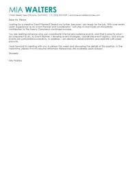 Event Worker Cover Letter Sample Mt Home Arts