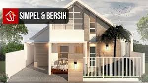 Denah rumah tinggal 2 lantai modern tropis jasa arsitek desain. Rumah 1 Lantai Modern Tropis 3 Kamar Tidur Youtube