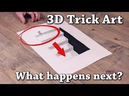 how to draw 3d steps anamorphic illusion surprise ending youtube easy 3d drawing illusion drawings 3d drawings