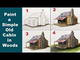 We did not find results for: Paint An Old Cabin In The Woods In Acrylic Step By Step Youtube Cabin Art Old Cabin Cabin Painting