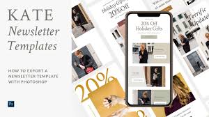 As you already know, your newsletter layout is important like the cover design of a book. How To Export A Newsletter Template With Photoshop Youtube