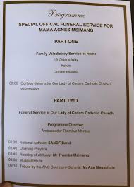 Maybe you would like to learn more about one of these? Sagovnews On Twitter The Dod Sandf Minister Nosiviwe Mapisa Nqakula Will Deliver The Eulogy On Behalf Of Government Agnesmsimangfuneral Agnesmsimang Https T Co X0ozafiucd