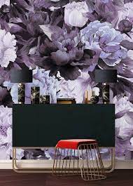 Removable Wallpaper Peel And Stick Wallpaper Self Adhesive Etsy Peel And Stick Wallpaper Purple Wall Decor Removable Wallpaper