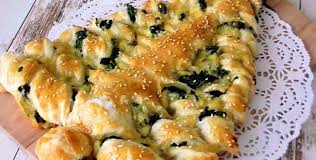 круассаны из слоеного бездрожжевого теста с ветчиной и сыром Pirog So Shpinatom I Syrom Iz Sloenogo Testa
