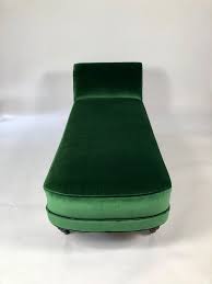 Enjoy lounging on it for hours with a book or a cocktail. 19th Century Chaise Longue In Emerald Green Velvet At 1stdibs