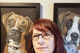 West Fargo painter turns pet paintings into fine 'arf'