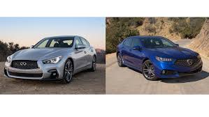 Another surprisingly useful feature is this sports sedan's infotainment system. Acura Tlx A Spec Earns Re Spect Over Infiniti Q50 News Cars Com